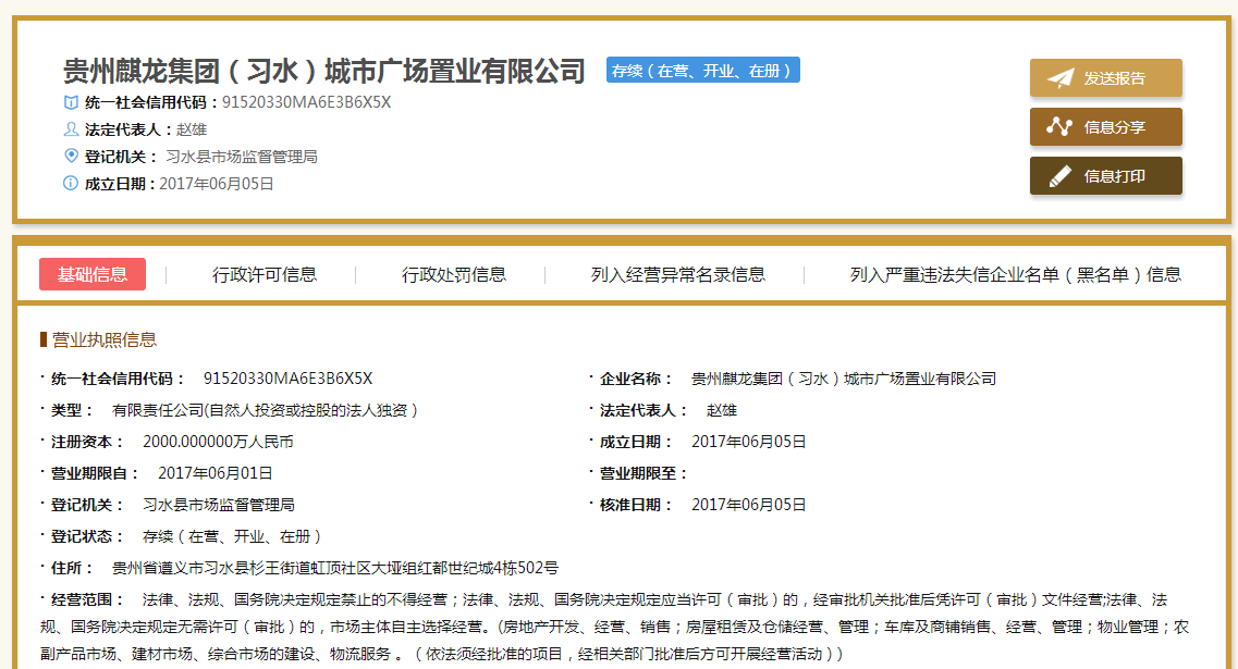 贵州麒龙房地产开发集团的经营之道与发展观察
